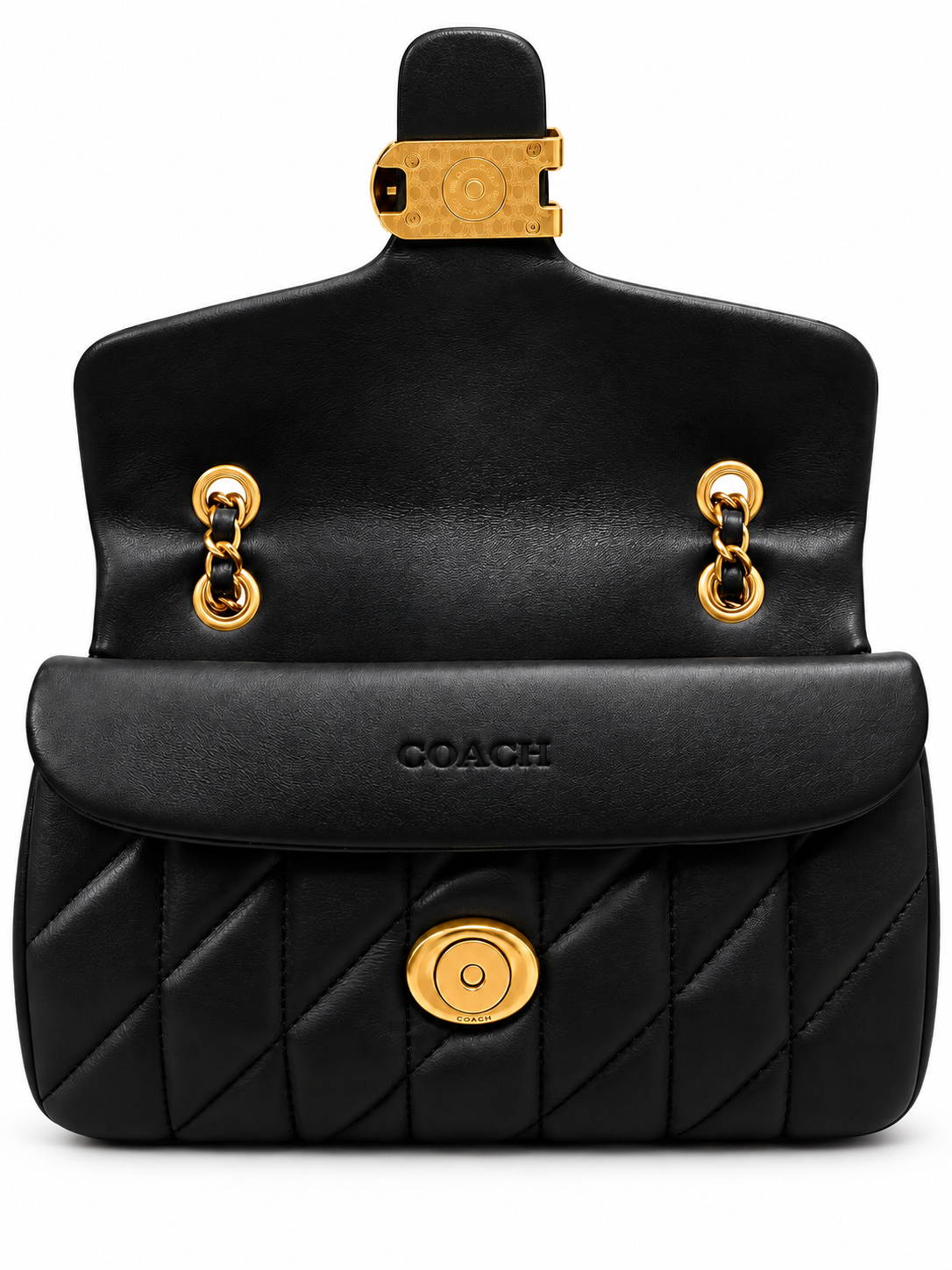 Coach uilted shoulder bag