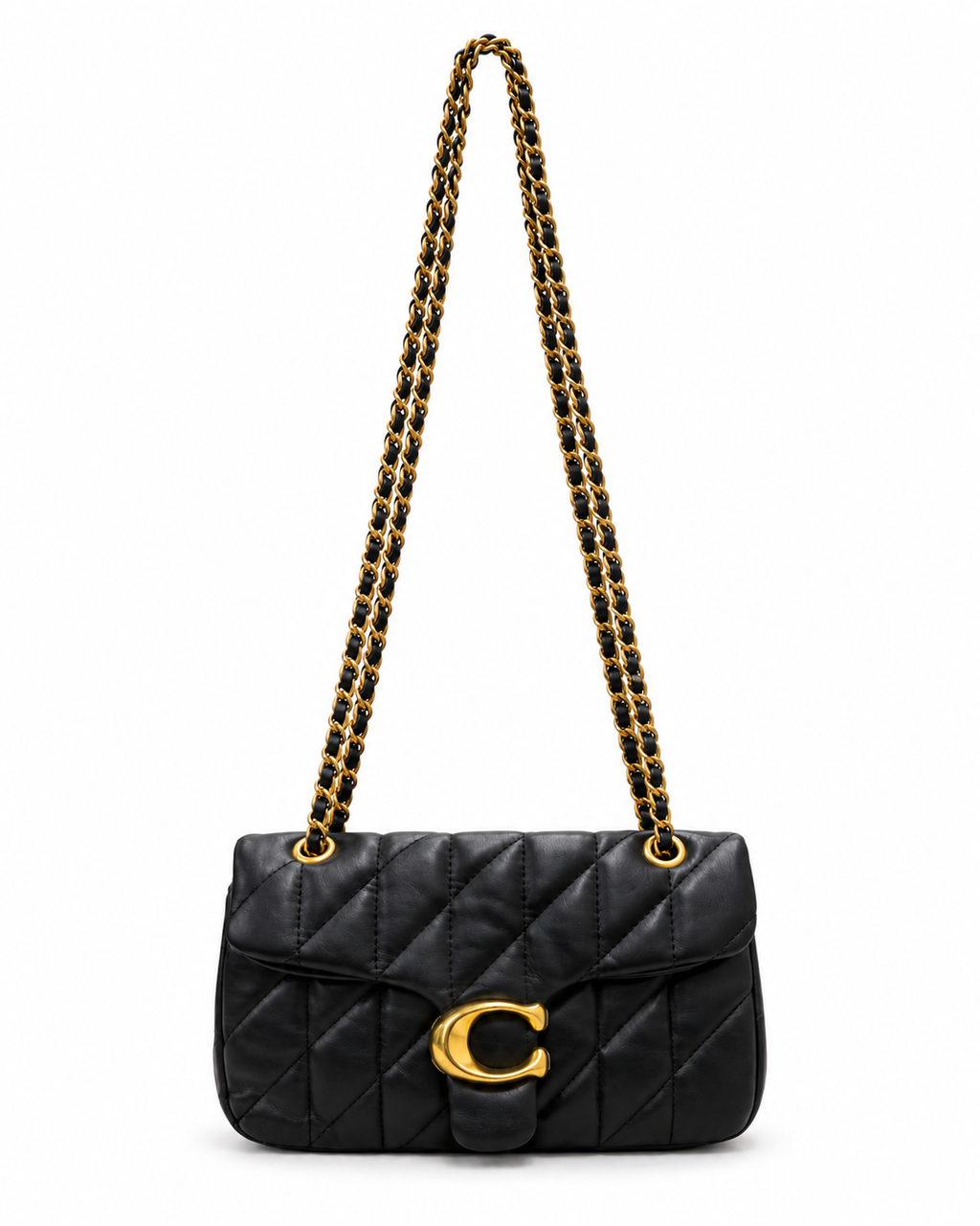 Coach uilted shoulder bag