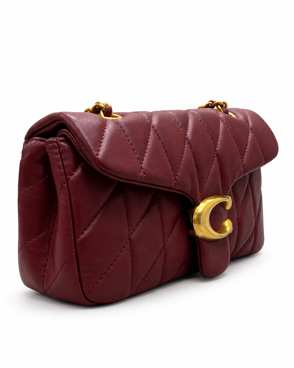 Coach uilted shoulder bag
