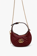 Gucci GG Marmont Half Moon Shaped Bag