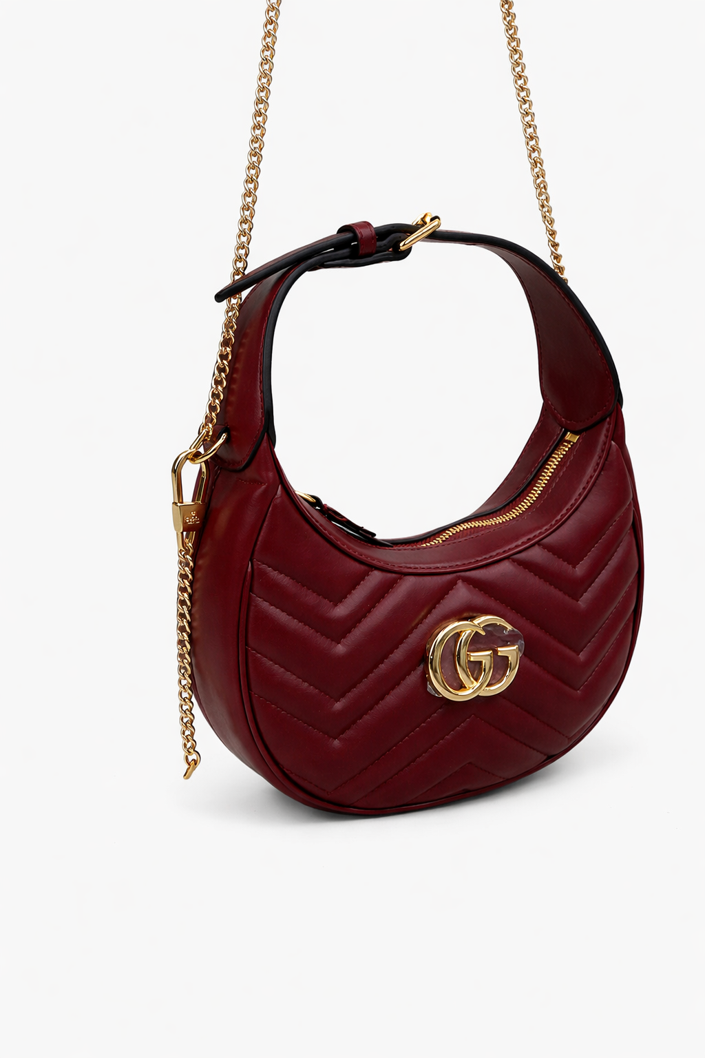 Gucci GG Marmont Half Moon Shaped Bag