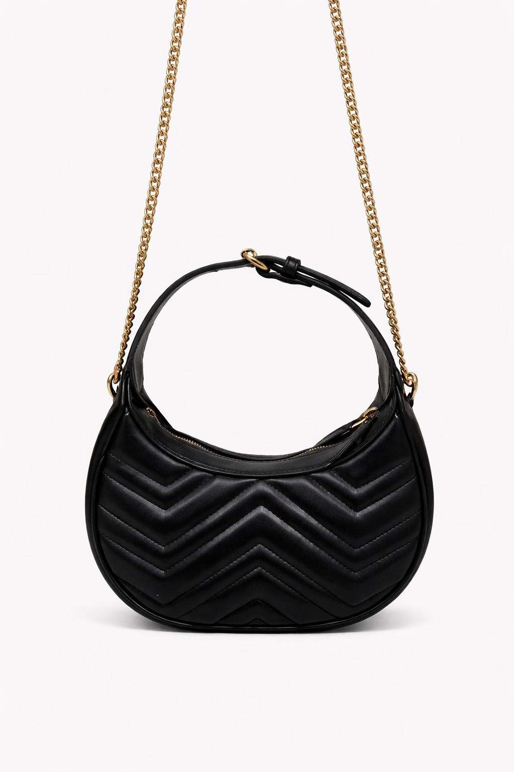 Gucci GG Marmont Half Moon Shaped Bag