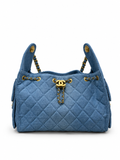 CHANEL 25 Hobo Bag in Light Denim
