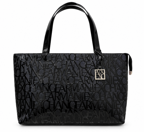 Armani Exchange Liz Patent M Tote Bag