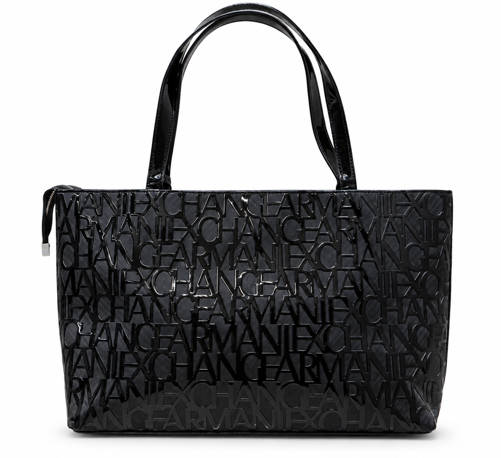 Armani Exchange Liz Patent M Tote Bag