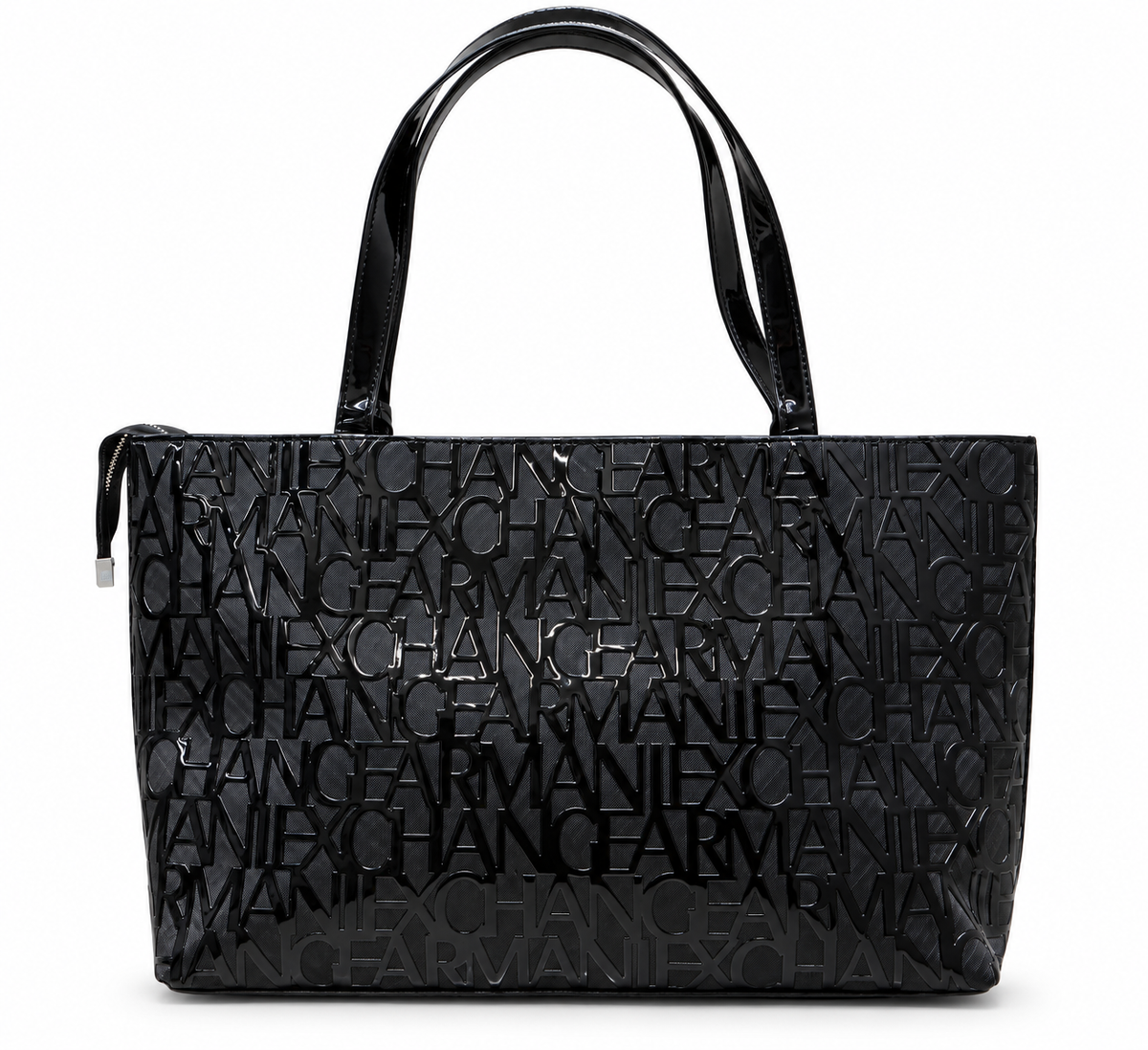 Armani Exchange Liz Patent M Tote Bag