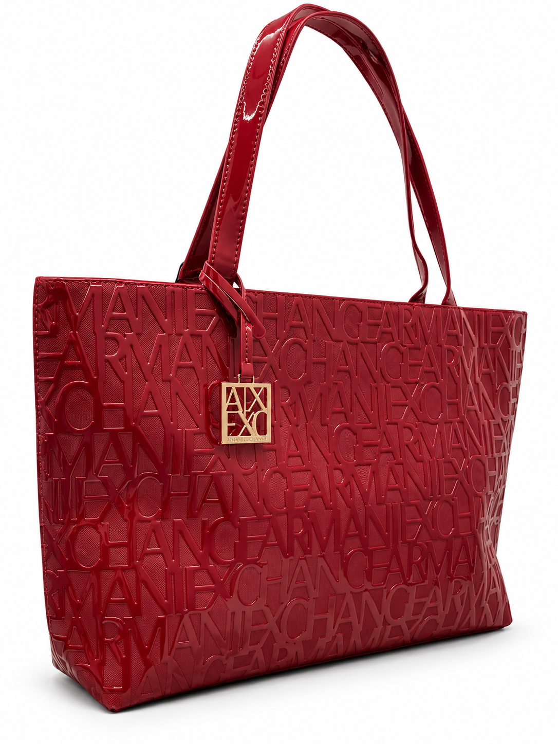 Armani Exchange Liz Patent M Tote Bag