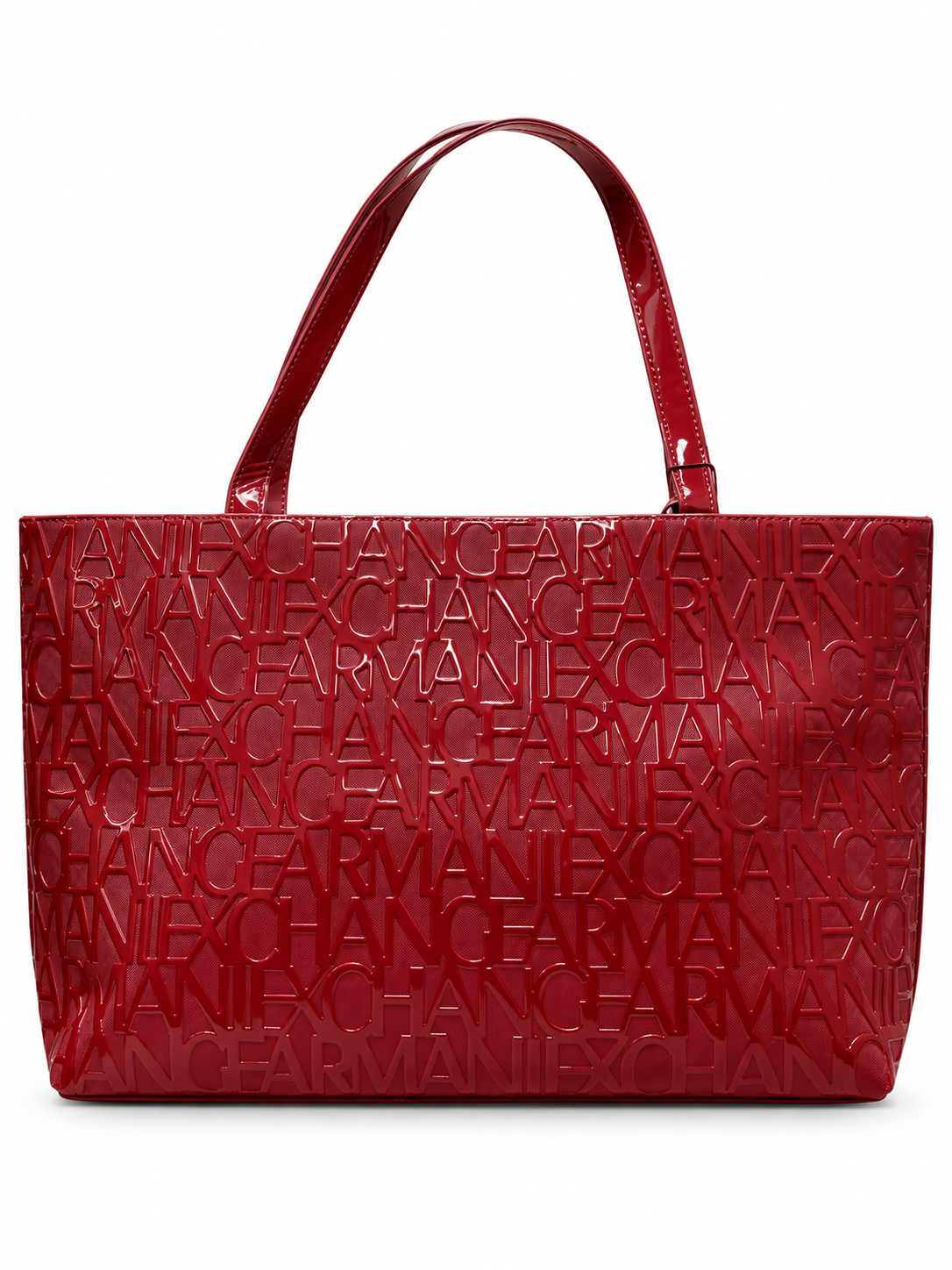 Armani Exchange Liz Patent M Tote Bag