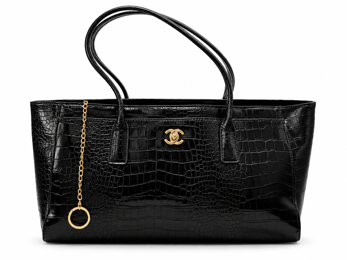 Chanel 26S Crocodile-Embossed