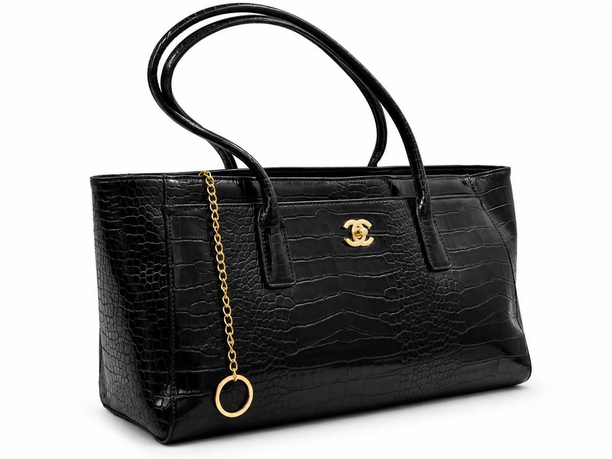 Chanel 26S Crocodile-Embossed