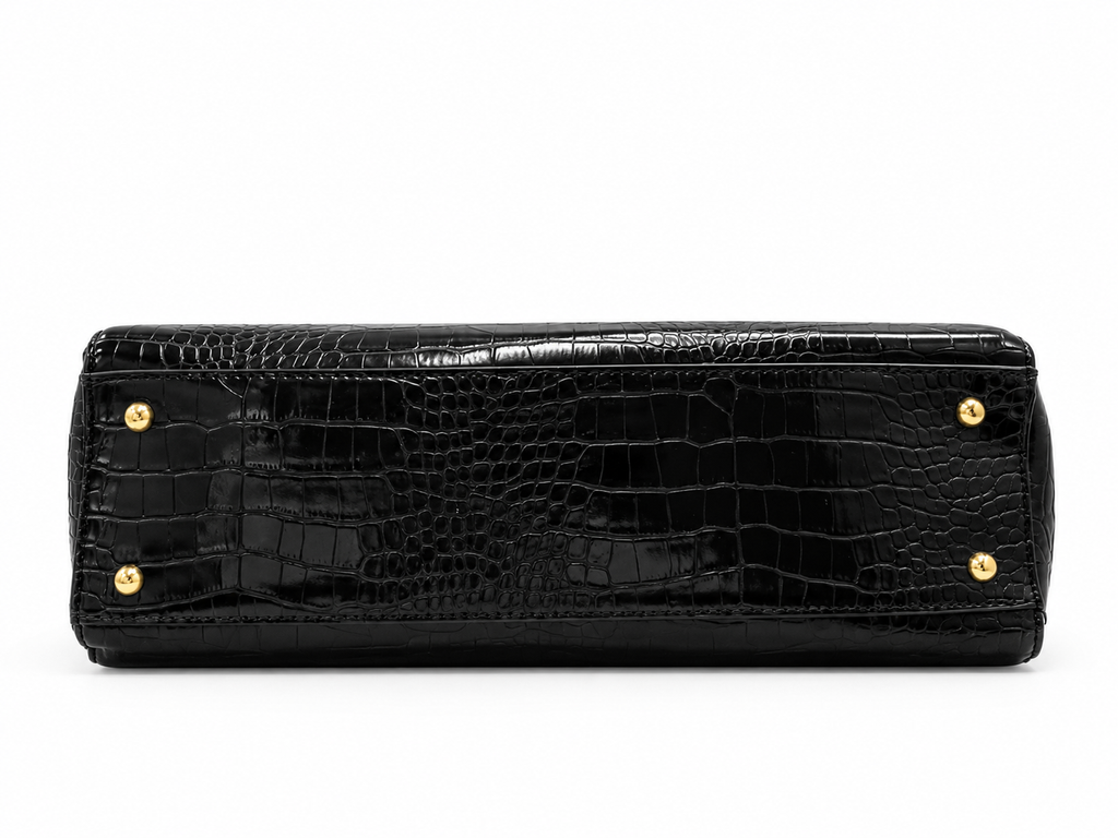 Chanel 26S Crocodile-Embossed