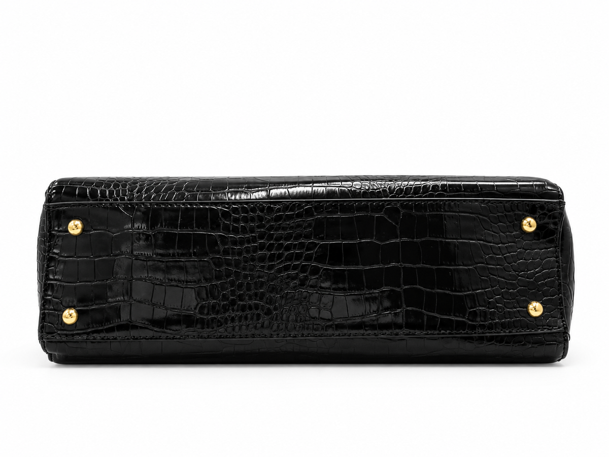 Chanel 26S Crocodile-Embossed