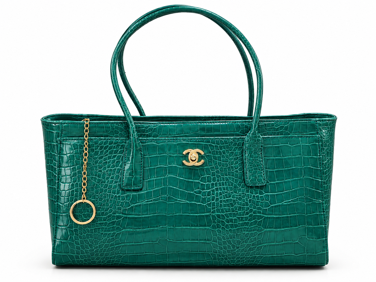 Chanel 26S Crocodile-Embossed