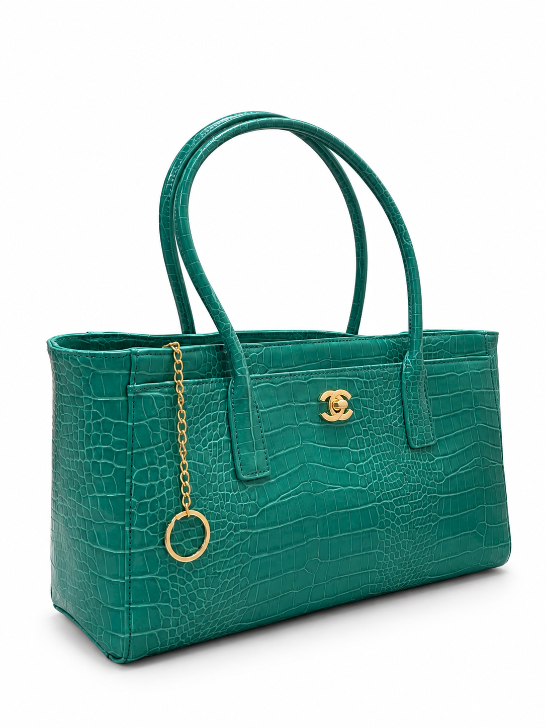 Chanel 26S Crocodile-Embossed