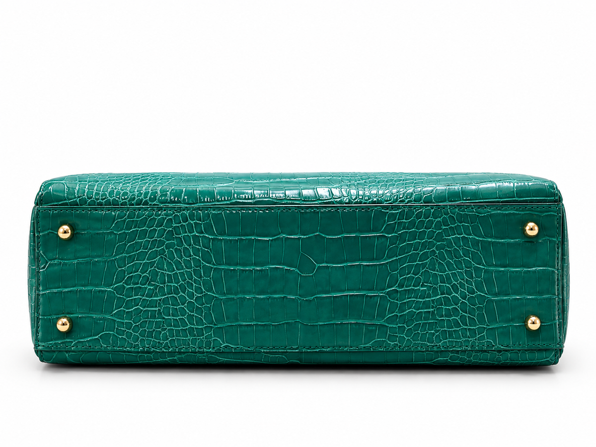 Chanel 26S Crocodile-Embossed