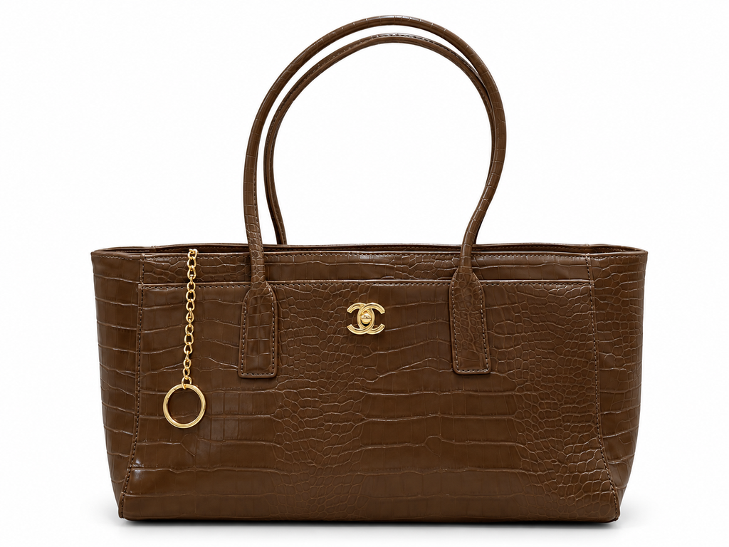 Chanel 26S Crocodile-Embossed