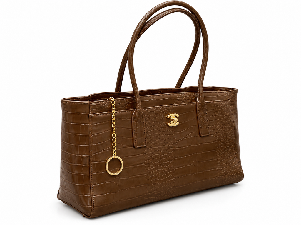 Chanel 26S Crocodile-Embossed