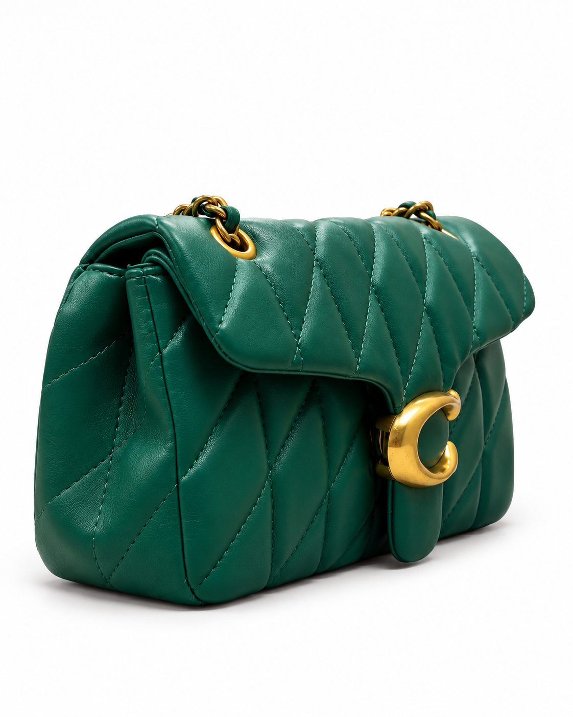Coach uilted shoulder bag