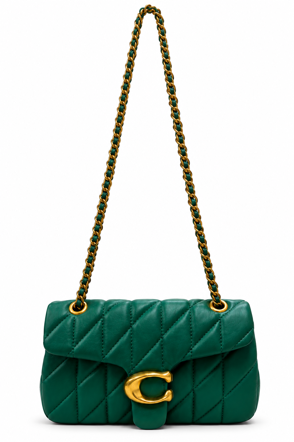 Coach uilted shoulder bag