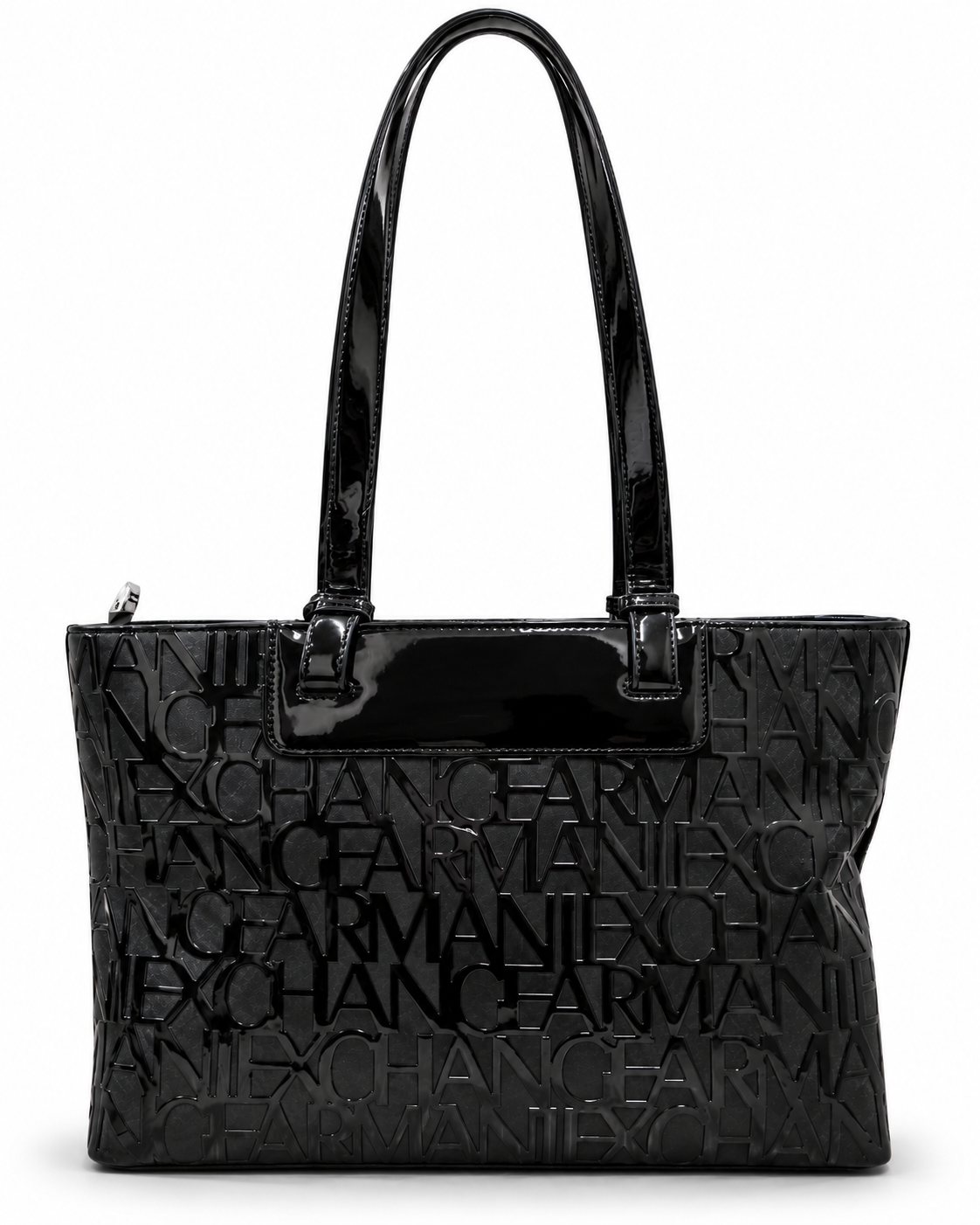 Armani Exchange Liz Patent M Tote Bag