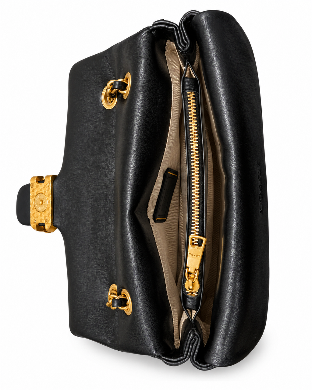 Coach uilted shoulder bag