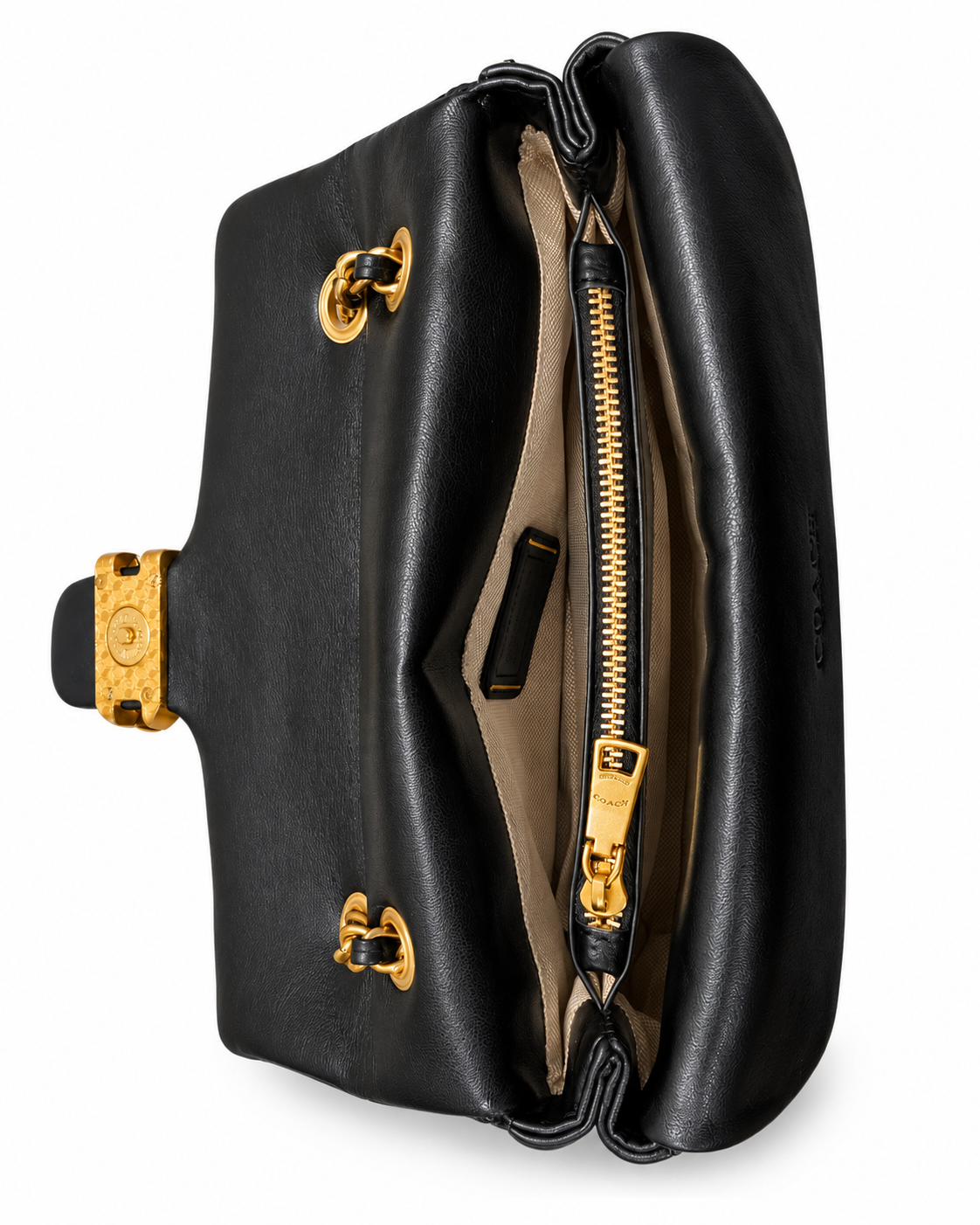 Coach uilted shoulder bag