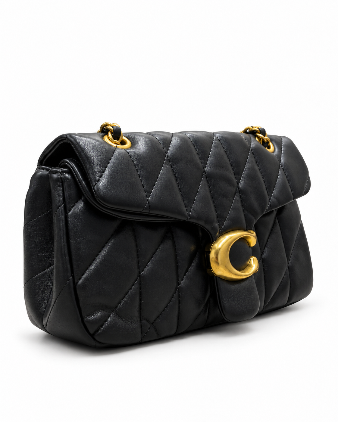 Coach uilted shoulder bag