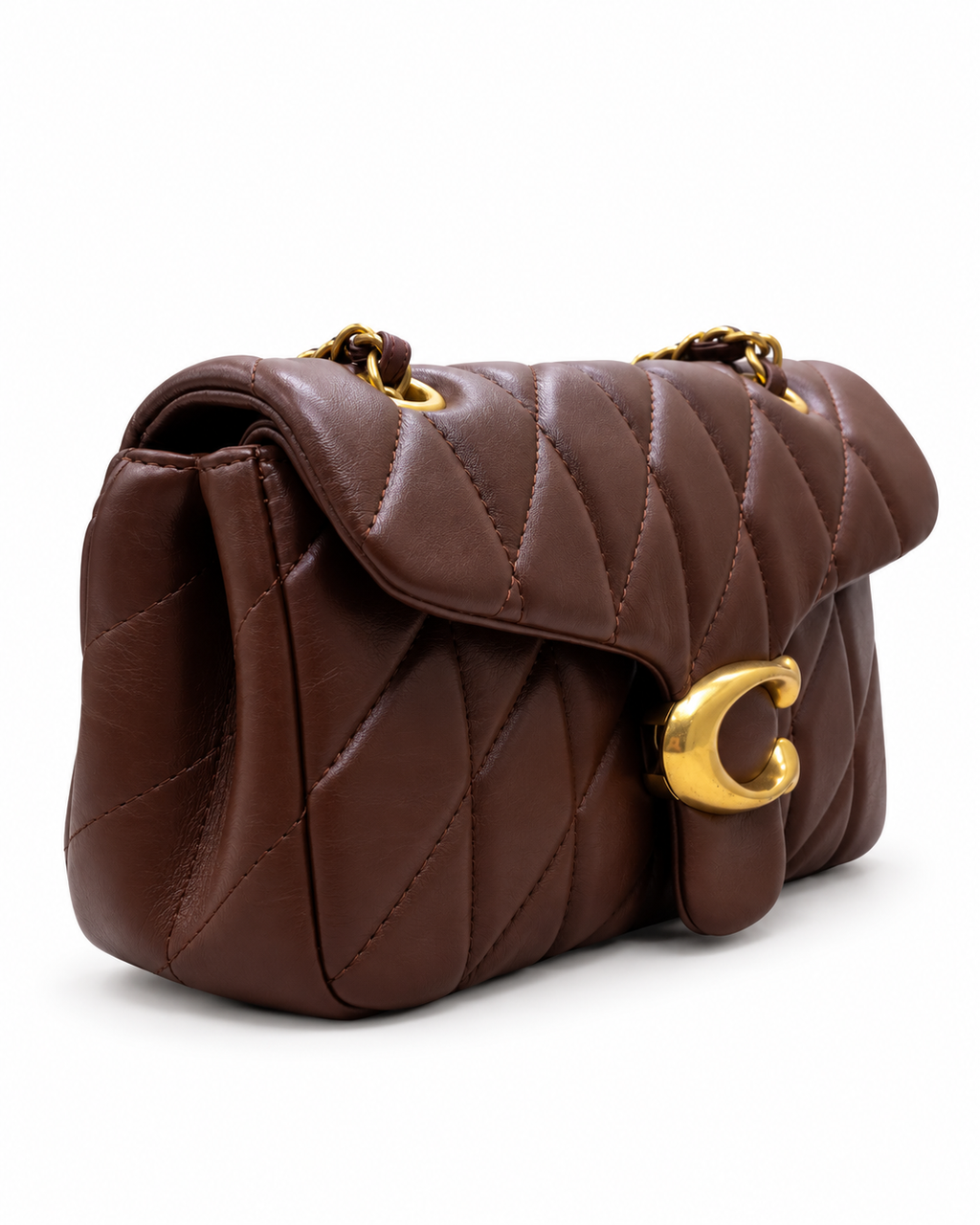 Coach uilted shoulder bag