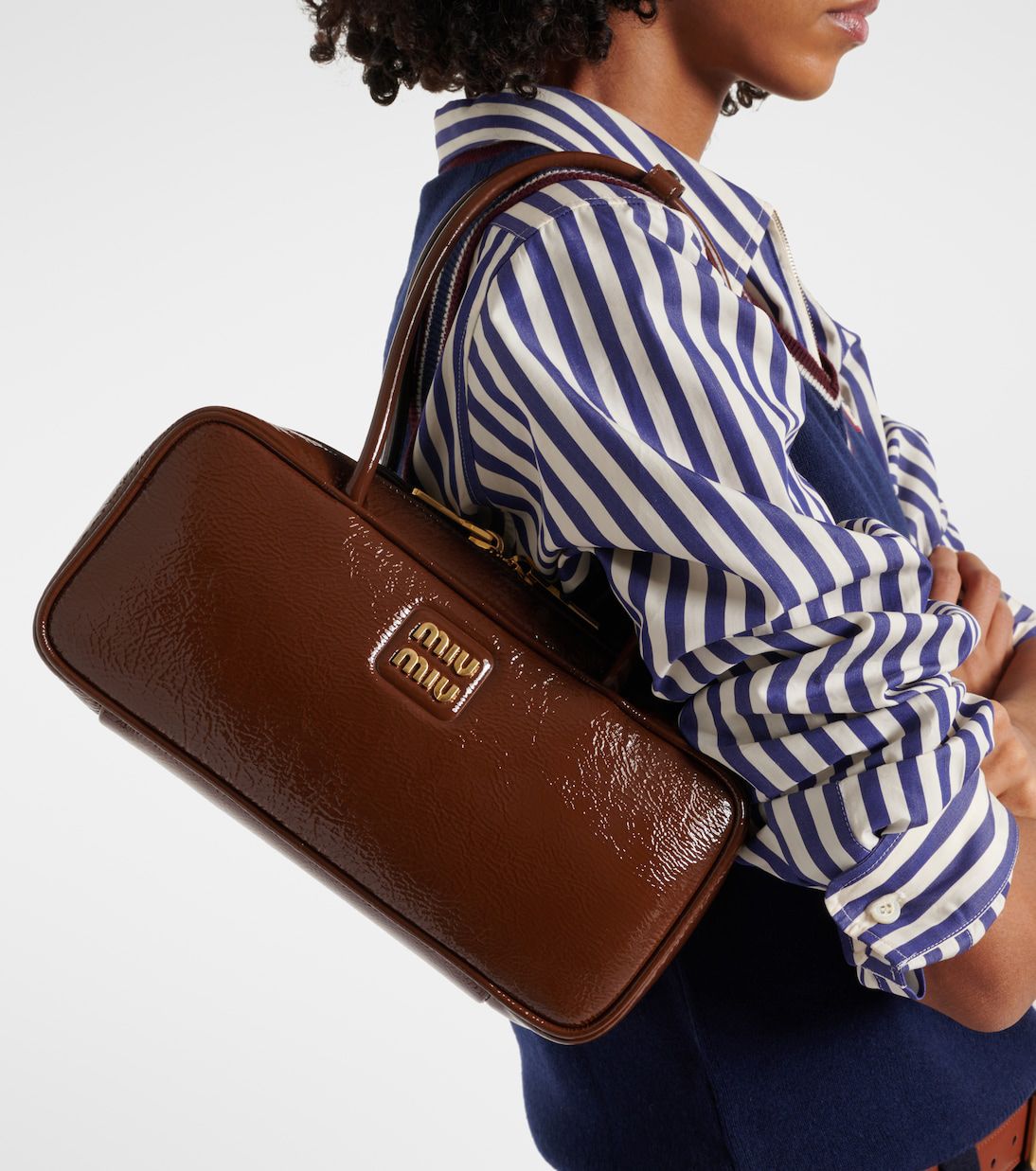 Miu Miu Vernis Shoulder Bag