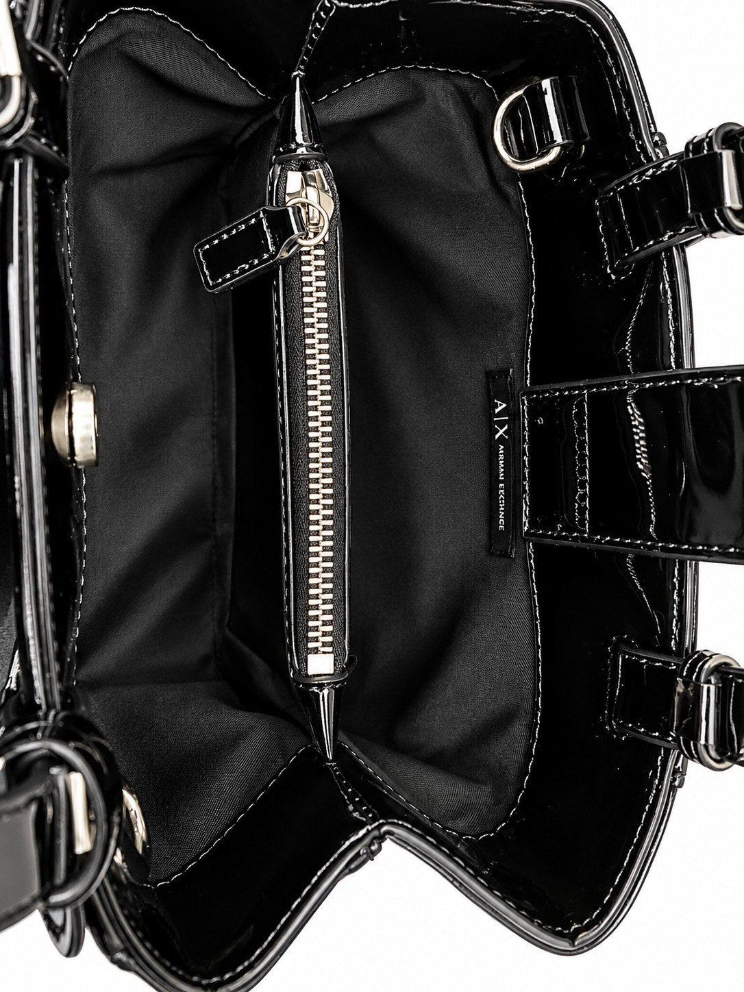 Armani Exchange Liz Patent M Tote Bag