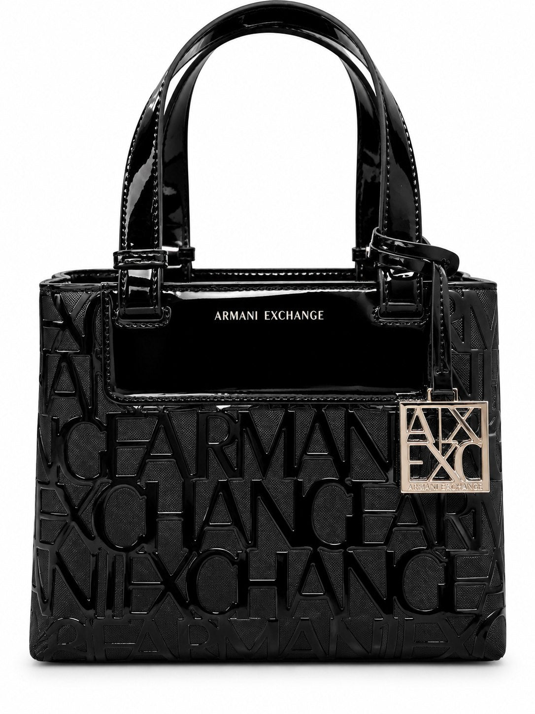 Armani Exchange Liz Patent M Tote Bag