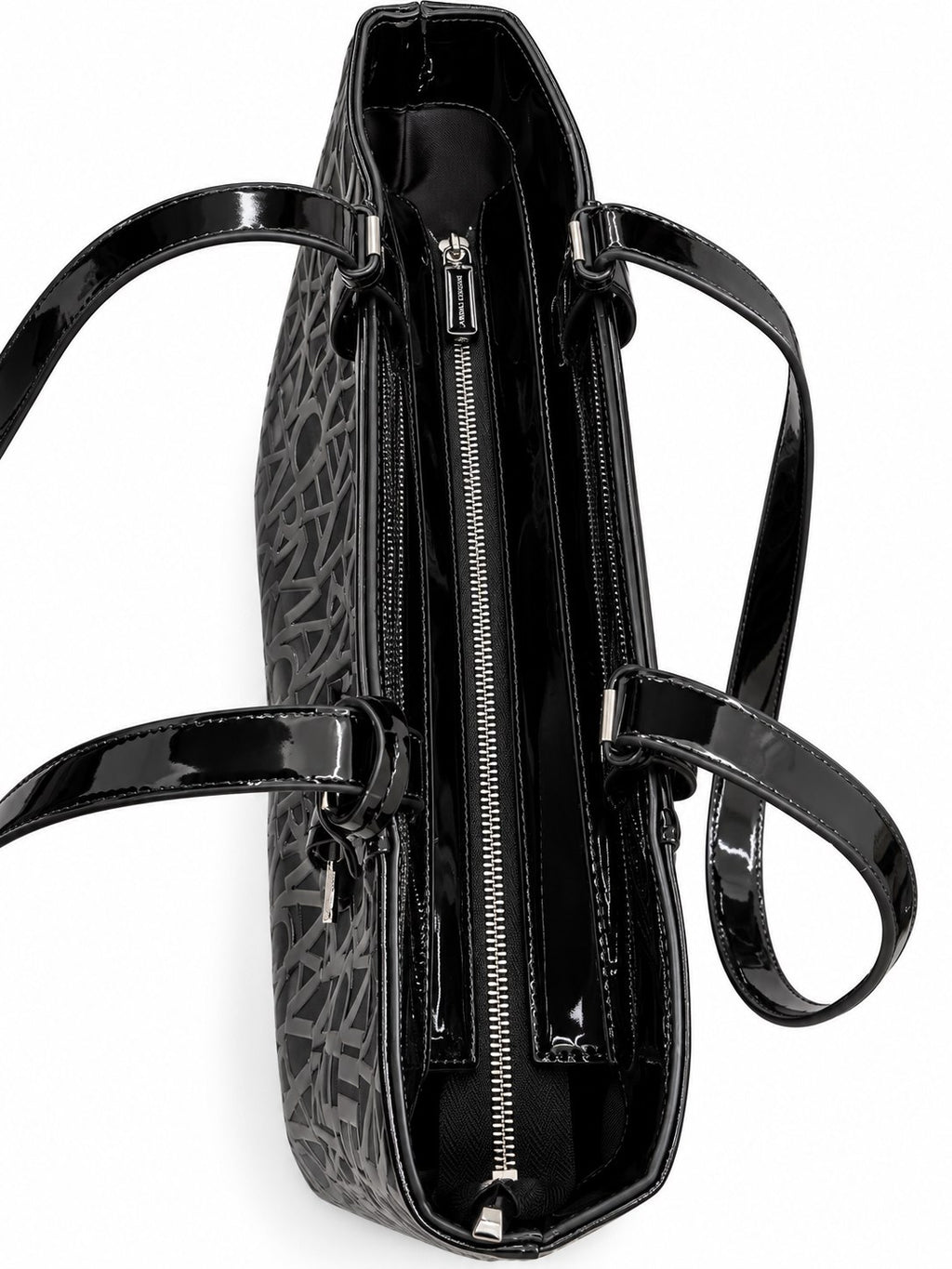 Armani Exchange Liz Patent M Tote Bag