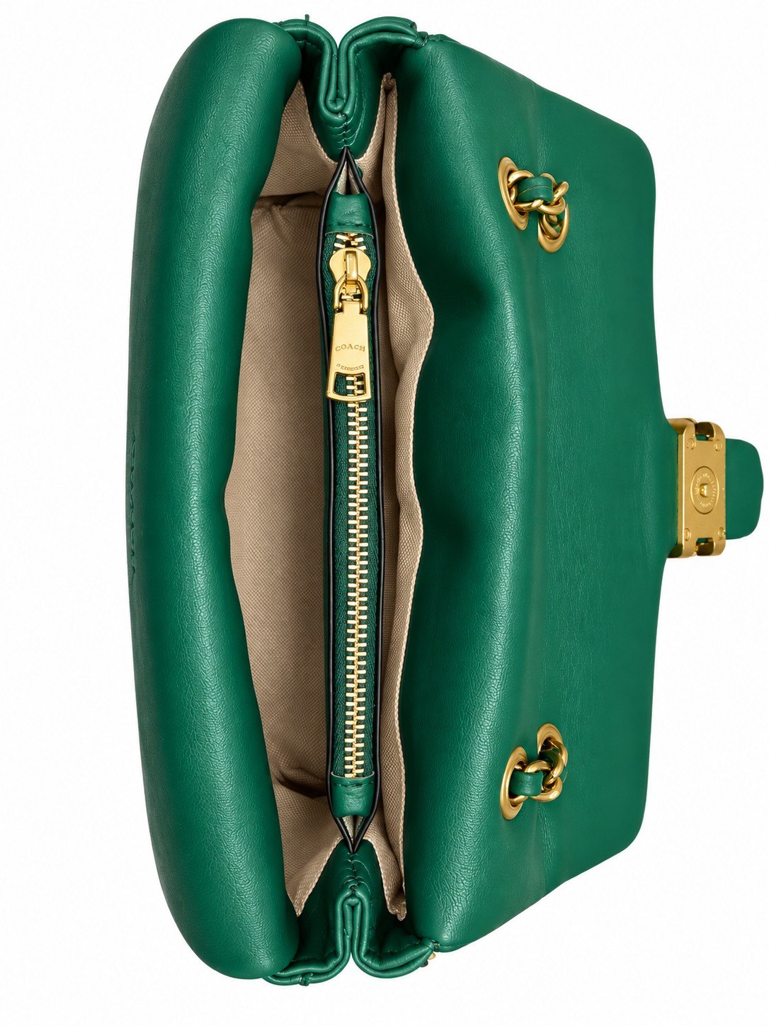 Coach uilted shoulder bag