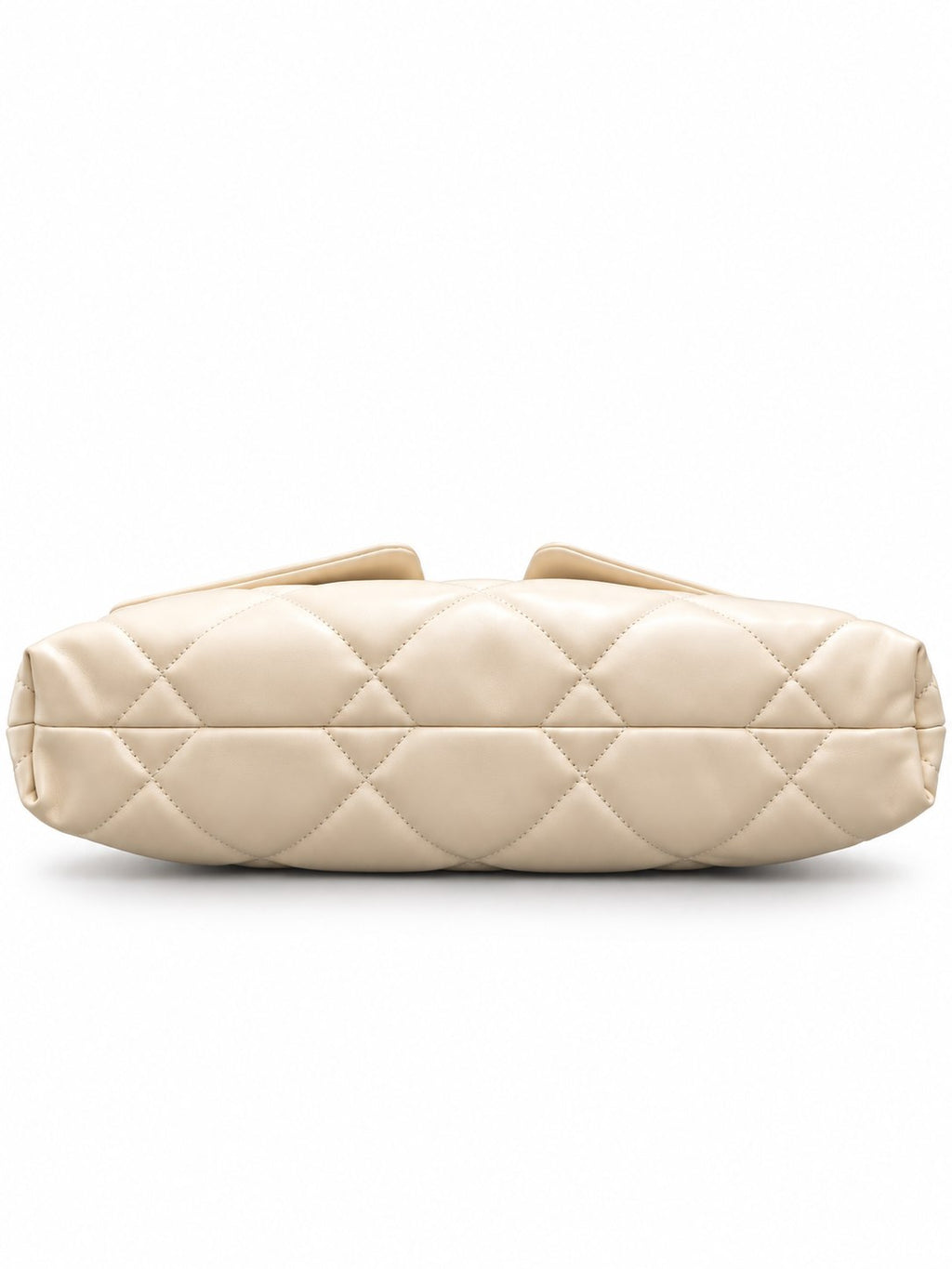 CHANEL Quilted Shoulder Bag with Dual Front Pockets and Gold-Tone Chain