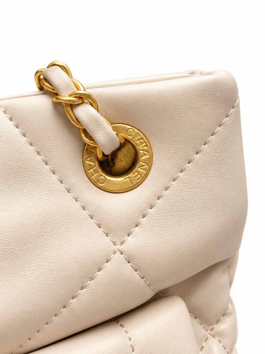 CHANEL Quilted Shoulder Bag with Dual Front Pockets and Gold-Tone Chain